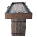Eiffel 132" Reclaimed Burnt Brown Shuffleboard Table with Pucks by Home Trends & Design at Eve Furniture