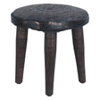 Eiffel 22" Round Wheel Side Table by Home Trends & Design at Eve Furniture