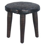 Eiffel 22" Round Wheel Side Table by Home Trends & Design at Eve Furniture