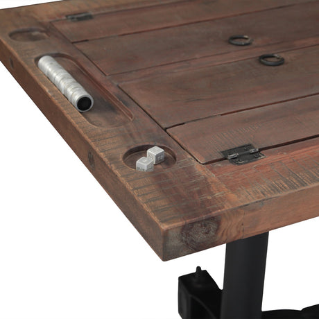 Eiffel 28" Backgammon Game Table by Home Trends & Design at Eve Furniture