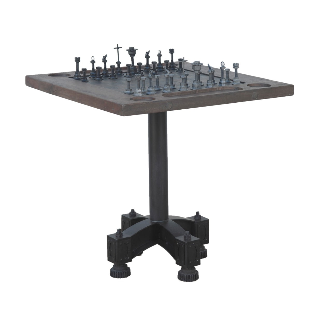 Eiffel 30" Chess Bistro Table by Home Trends & Design at Eve Furniture
