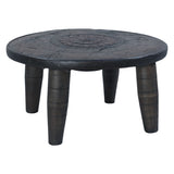 Eiffel 35" Round Wheel Coffee Table by Home Trends & Design at Eve Furniture