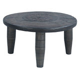 Eiffel 35" Round Wheel Coffee Table by Home Trends & Design at Eve Furniture