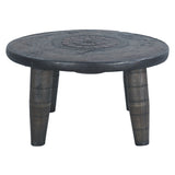 Eiffel 35" Round Wheel Coffee Table by Home Trends & Design at Eve Furniture