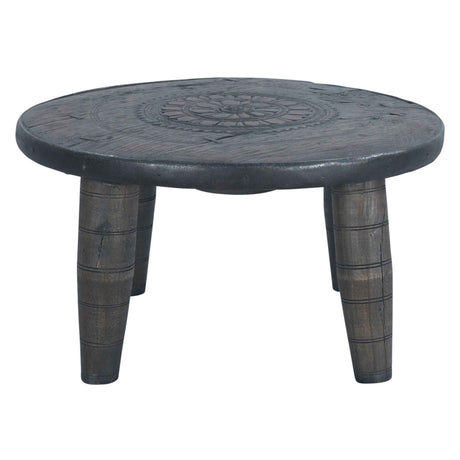 Eiffel 35" Round Wheel Coffee Table by Home Trends & Design at Eve Furniture