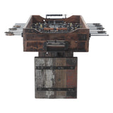 Eiffel 47" Reclaimed Burnt Brown Foosball Board Table with Player Set by Home Trends & Design at Eve Furniture