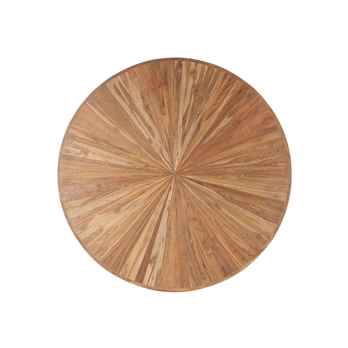 Eiffel 54" Round Dining in Antique Teakwood and Marble Round by Home Trends & Design at Eve Furniture