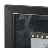 Eight Seconds by Mercana Studio a Hand Embellished Framed Art Print Matted under Glass by Mercana at Eve Furniture