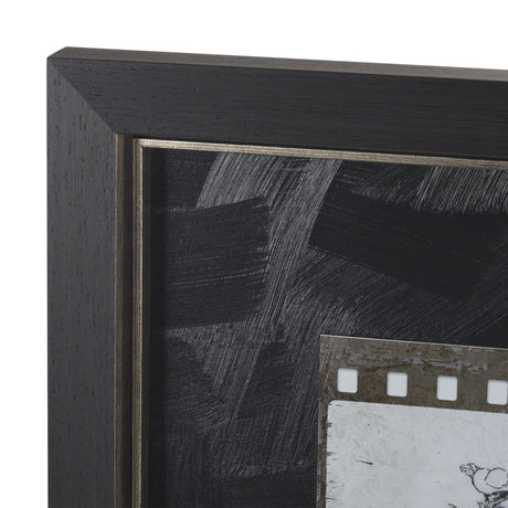 Eight Seconds by Mercana Studio a Hand Embellished Framed Art Print Matted under Glass by Mercana at Eve Furniture