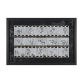 Eight Seconds by Mercana Studio a Hand Embellished Framed Art Print Matted under Glass by Mercana at Eve Furniture
