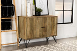 Eileen Natural Rectangular 2-Door Accent Cabinet