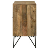 Eileen Natural Rectangular 2-Door Accent Cabinet