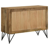 Eileen Natural Rectangular 2-Door Accent Cabinet