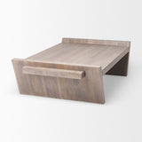 Elaine Brown Solid Wood Top & Base Coffee Table by Mercana at Eve Furniture