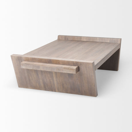Elaine Brown Solid Wood Top & Base Coffee Table by Mercana at Eve Furniture