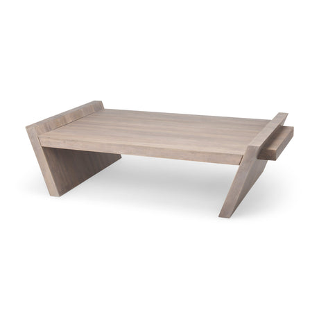 Elaine Brown Solid Wood Top & Base Coffee Table by Mercana at Eve Furniture