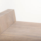 Elaine III Brown Wood Angled Leg Console Table by Mercana at Eve Furniture