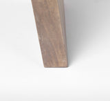 Elaine III Brown Wood Angled Leg Console Table by Mercana at Eve Furniture