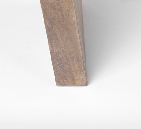 Elaine III Brown Wood Angled Leg Console Table by Mercana at Eve Furniture