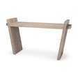 Elaine III Brown Wood Angled Leg Console Table by Mercana at Eve Furniture
