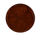 Elana Brown Cherry 5 Pc Round Dining Table Set by Furniture of America at Eve Furniture