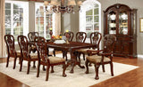 Elana Brown Cherry 7-Piece Dining Room Set by Furniture of America at Eve Furniture