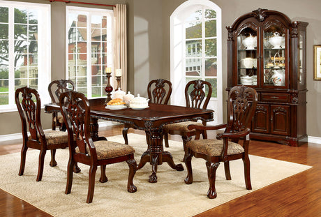 Elana Brown Cherry Hutch & Buffet by Furniture of America at Eve Furniture