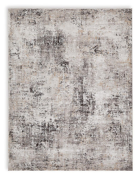 Elaning Black/Gray/Cream Medium Rug by Ashley at Eve Furniture