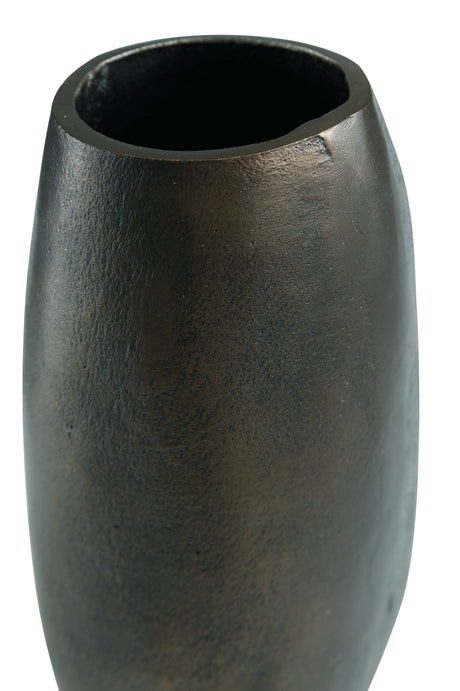 Elanman Antique Bronze Vase by Ashley at Eve Furniture