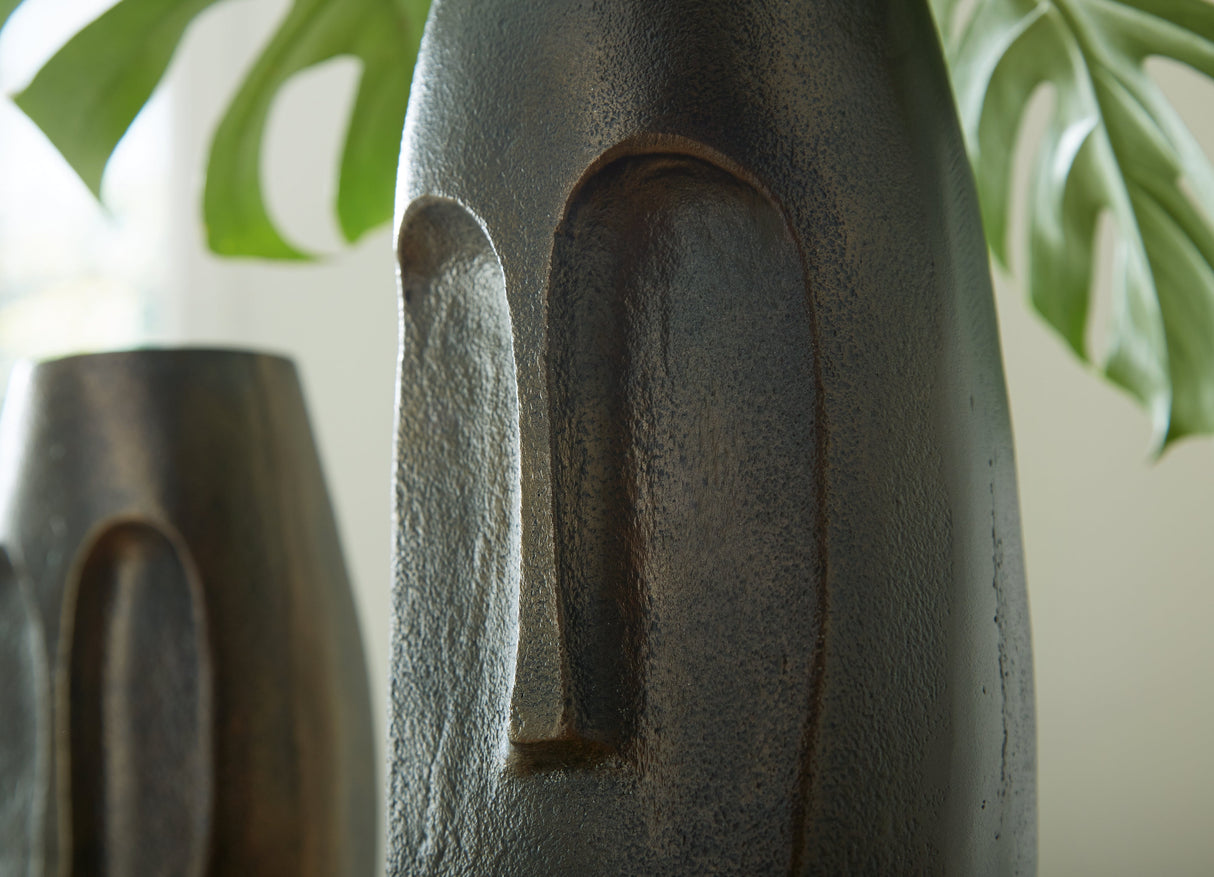 Elanman Antique Bronze Vase by ASHLEY FURNITURE at Eve Furniture