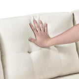 Elara Beige 2-Piece Reversible Sectional with Hidden Storage and Pull-out Bed by Homelegance at Eve Furniture