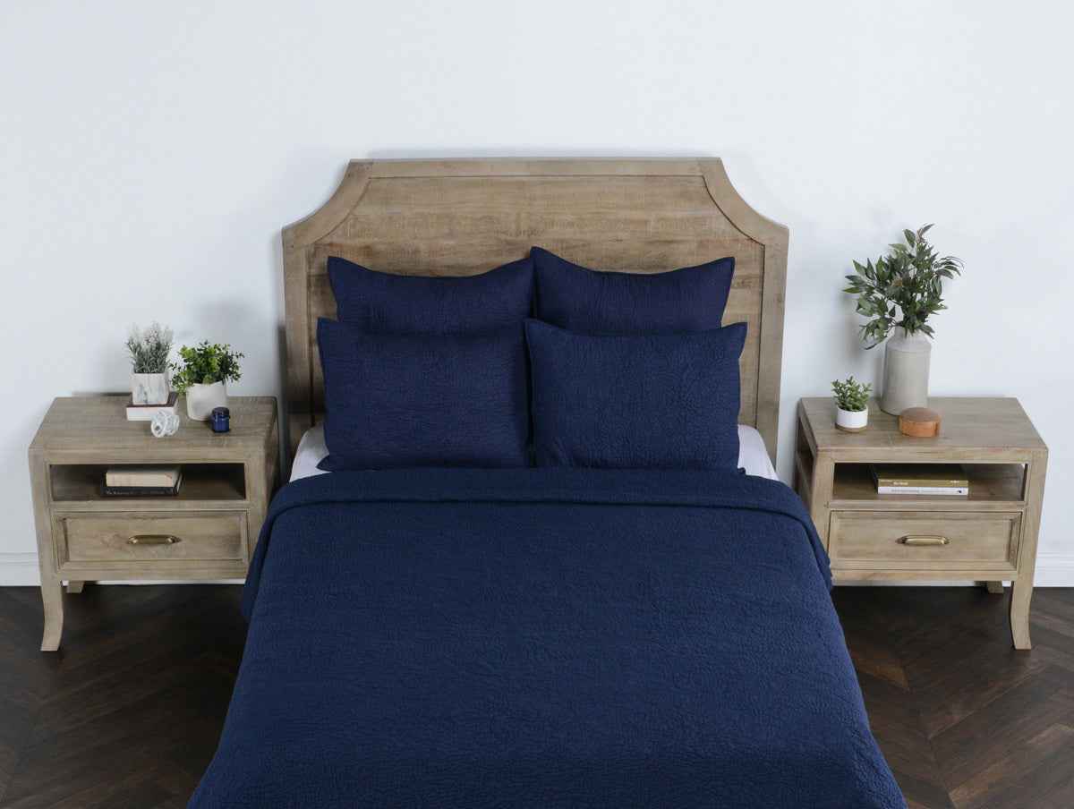 Elara Indigo Quilt Collection by Classic Home at Eve Furniture