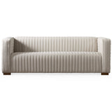Elara Sofa - Cream Velvet by Ashcroft Furniture at Eve Furniture