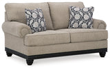 Elbiani Alloy Loveseat by Ashley at Eve Furniture