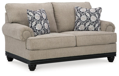 Elbiani Alloy Loveseat by Ashley at Eve Furniture