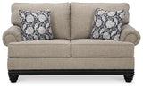 Elbiani Alloy Loveseat by Ashley at Eve Furniture