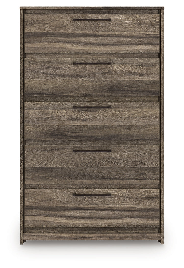 Elbrim Brown Chest of Drawers by Ashley at Eve Furniture