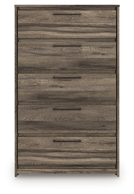 Elbrim Brown Chest of Drawers by Ashley at Eve Furniture