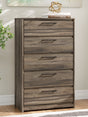 Elbrim Brown Chest of Drawers by Ashley at Eve Furniture