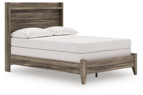 Elbrim Brown Full Panel Bedroom Set by Ashley at Eve Furniture