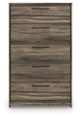 Elbrim Brown Full Panel Bedroom Set by Ashley at Eve Furniture