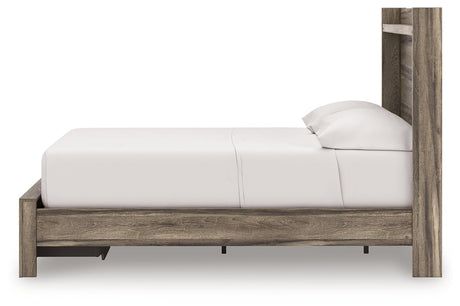 Elbrim Brown Full Panel Storage Bed by Ashley at Eve Furniture