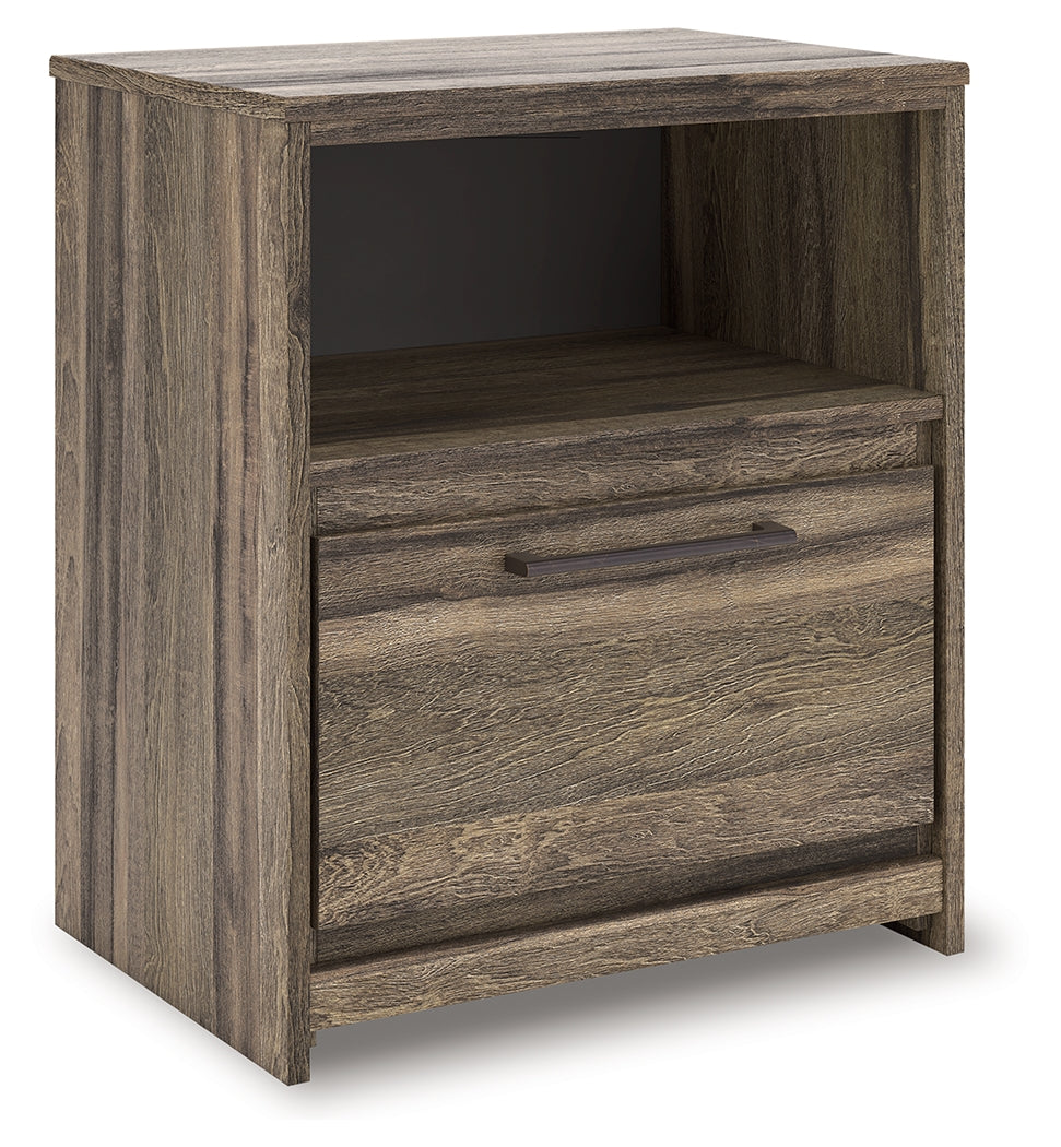 Elbrim Brown Full Storage Panel Bedroom Set by Ashley at Eve Furniture