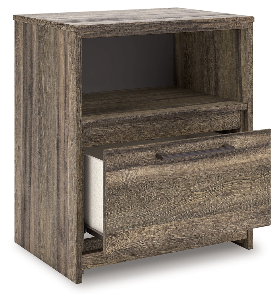 Elbrim Brown Full Storage Panel Bedroom Set by Ashley at Eve Furniture