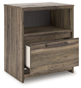 Elbrim Brown Full Storage Panel Bedroom Set by Ashley at Eve Furniture