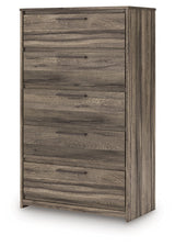 Elbrim Brown Full Storage Panel Bedroom Set by Ashley at Eve Furniture