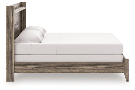 Elbrim Brown King Panel Bed by Ashley at Eve Furniture