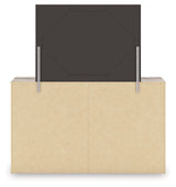 Elbrim Brown King Panel Bedroom Set with Dresser, Mirror and Nightstand