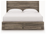Elbrim Brown King Panel Storage Bed by Ashley at Eve Furniture