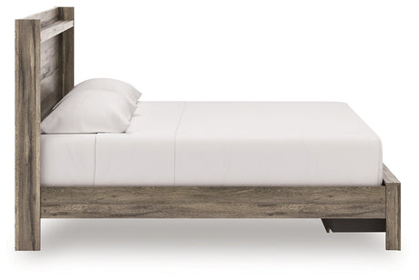 Elbrim Brown King Panel Storage Bedroom Set with Dresser and Nightstand by Ashley at Eve Furniture